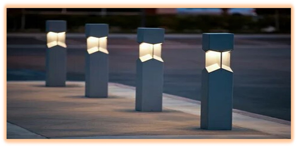 Bollards çim aydınlatma